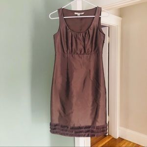 BODEN purple silk dress EUC limited edition size 2